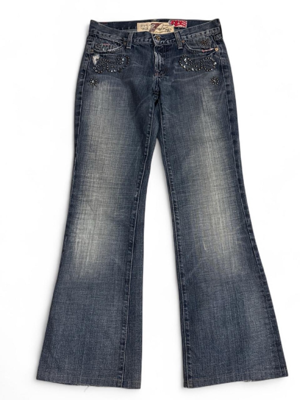 Y2K The Great China Wall x 7 For All Mankind Jeans Bootcut Flare